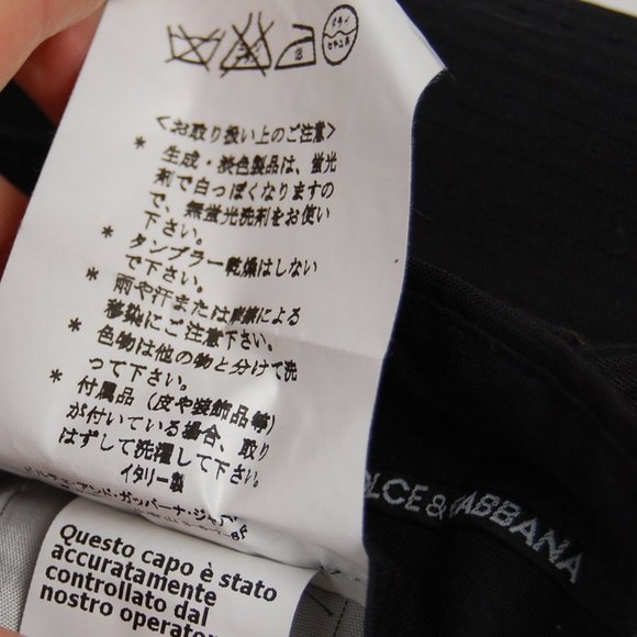 Dolce and Gabbana Pin Strip Dress Pants Gray 48 - Picture 6 of 8